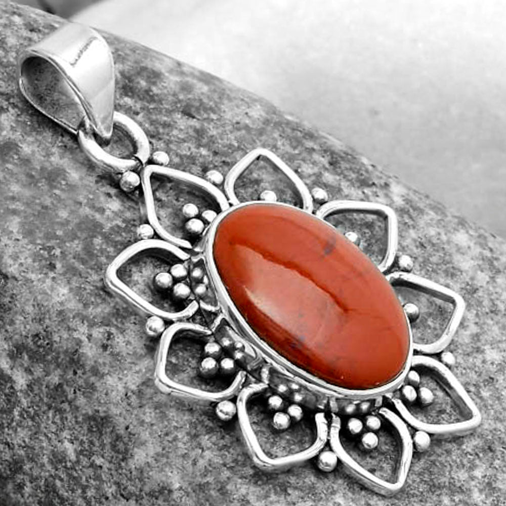 Natural Red Moss Agate Pendant P-1699 SDP121326