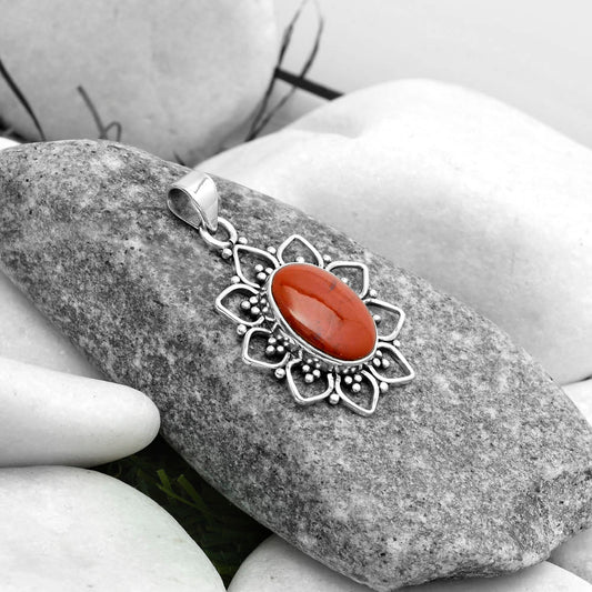 Natural Red Moss Agate Pendant P-1699 SDP121326