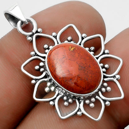 Natural Red Moss Agate Pendant P-1699 SDP121363