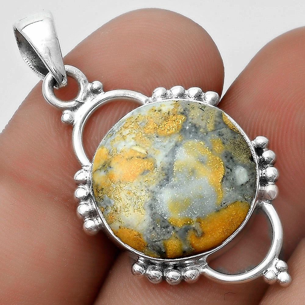Natural Maligano Jasper - Indonesia Pendant P-1639 SDP121369