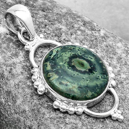 Natural Star Galaxy Jasper Pendant P-1639 SDP121371