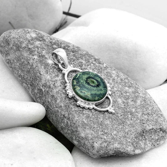 Natural Star Galaxy Jasper Pendant P-1639 SDP121371