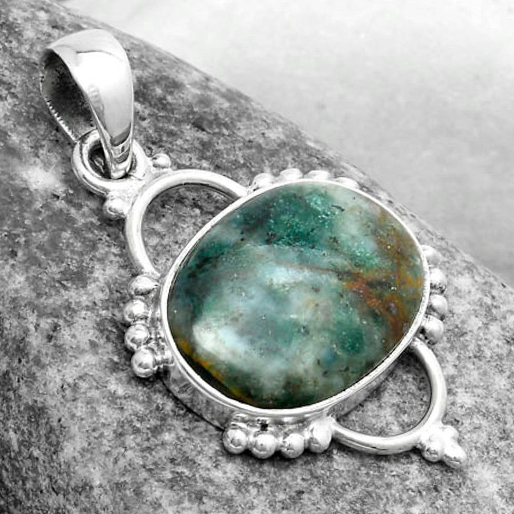 Natural Larsonite Jasper Pendant P-1639 SDP121373