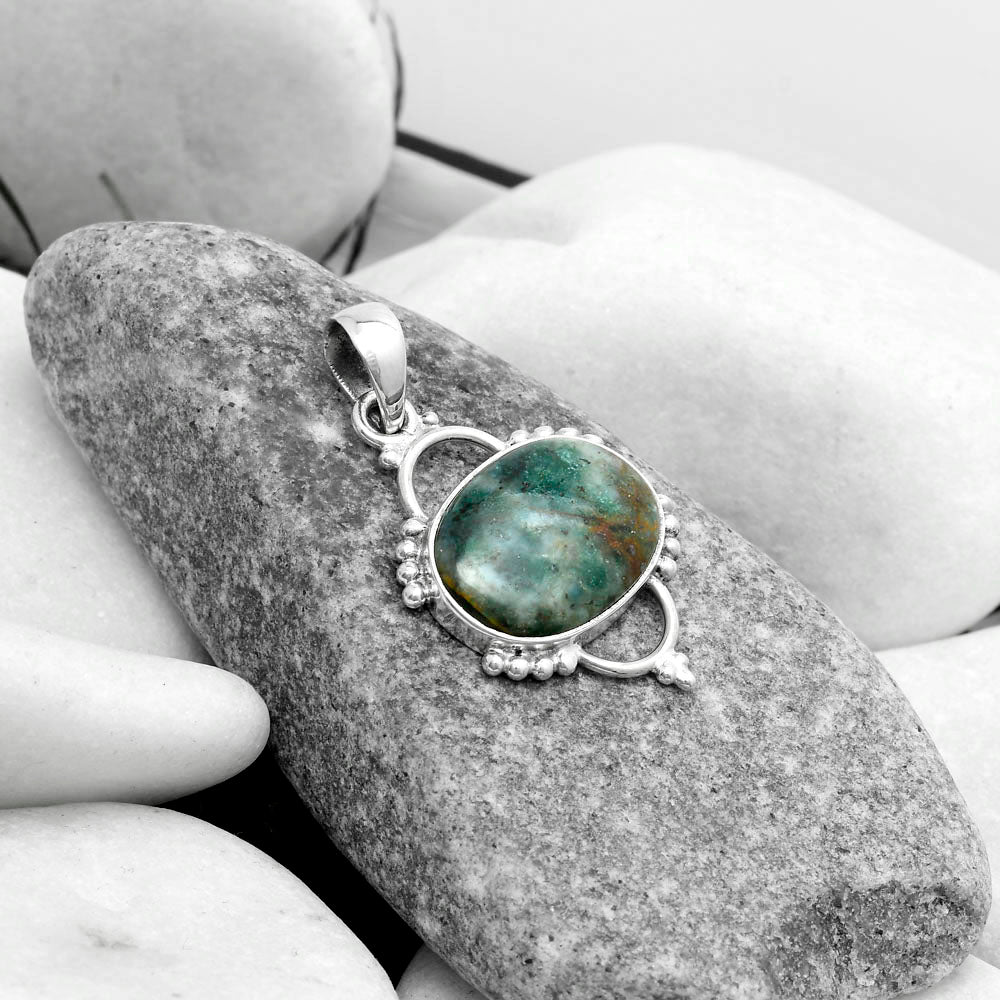 Natural Larsonite Jasper Pendant P-1639 SDP121373