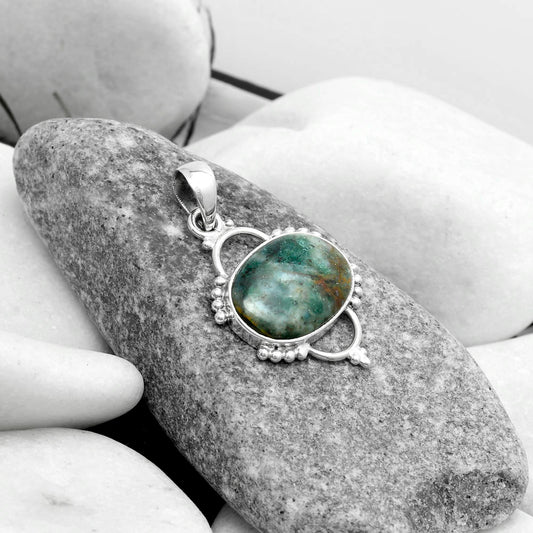 Natural Larsonite Jasper Pendant P-1639 SDP121373