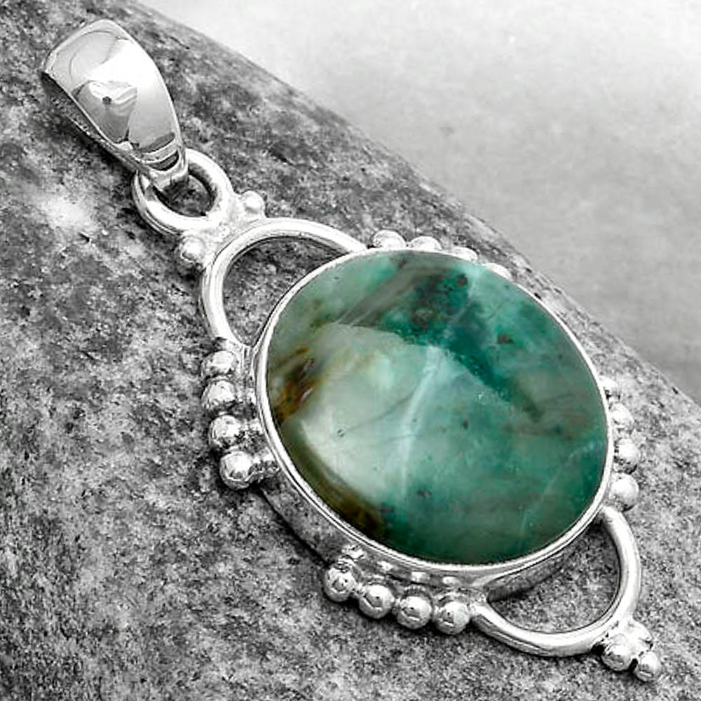 Natural Larsonite Jasper Pendant P-1639 SDP121381