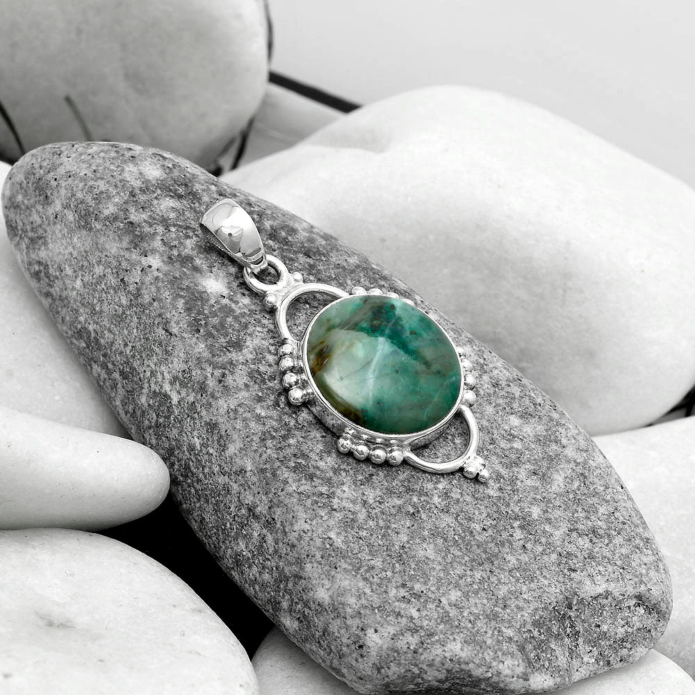 Natural Larsonite Jasper Pendant P-1639 SDP121381