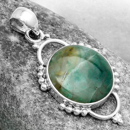 Natural Larsonite Jasper Pendant P-1639 SDP121384