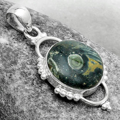 Natural Star Galaxy Jasper Pendant P-1639 SDP121388