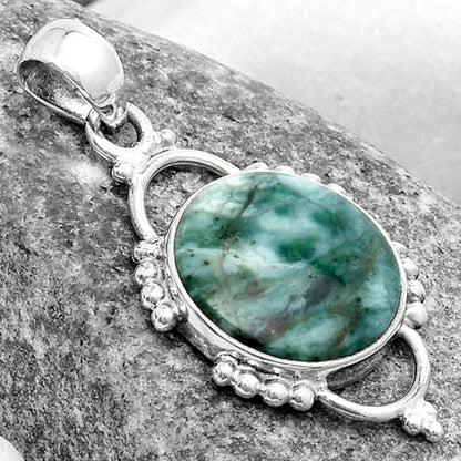 Natural Larsonite Jasper Pendant P-1639 SDP121389