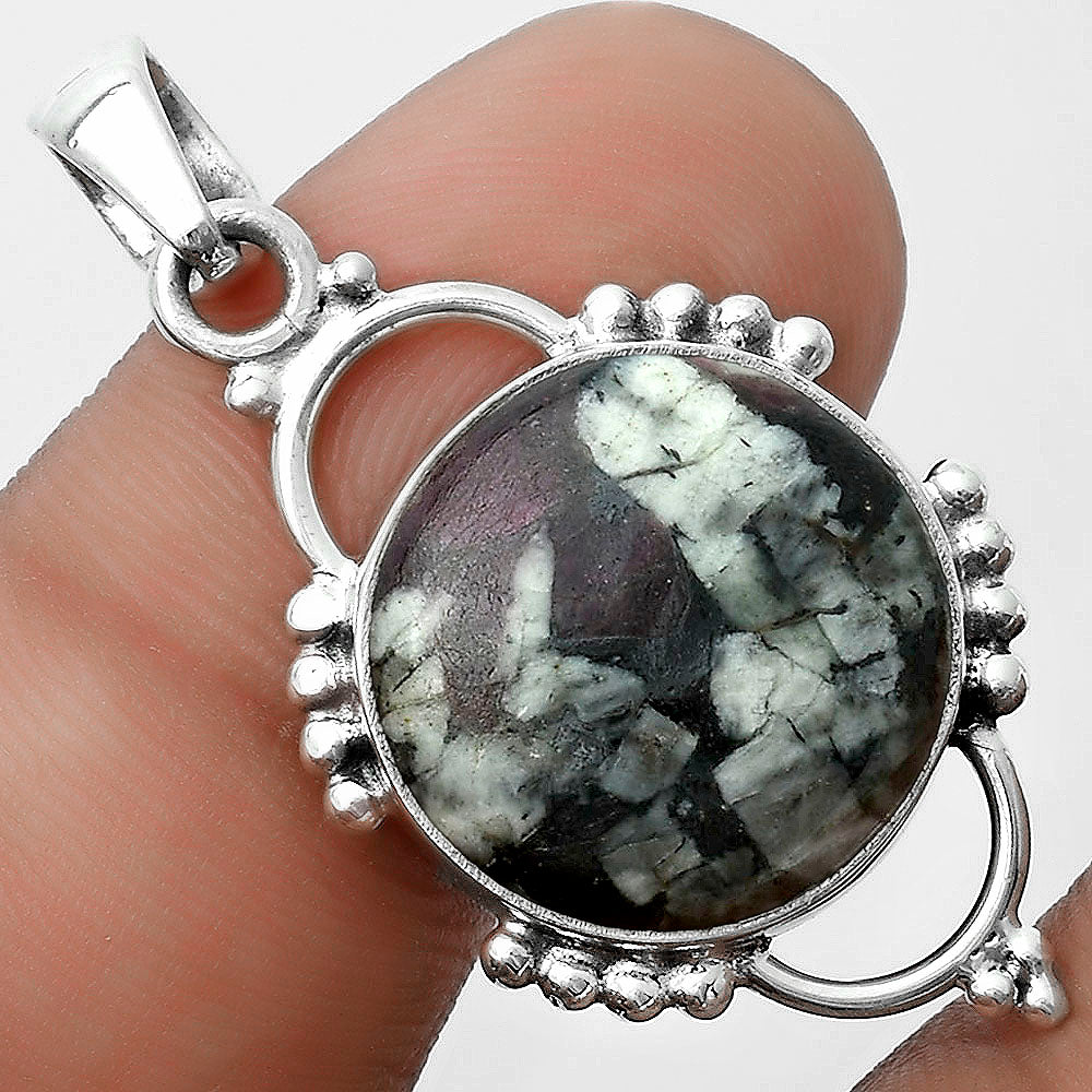 Natural Russian Eudialyte Pendant P-1639 SDP121401