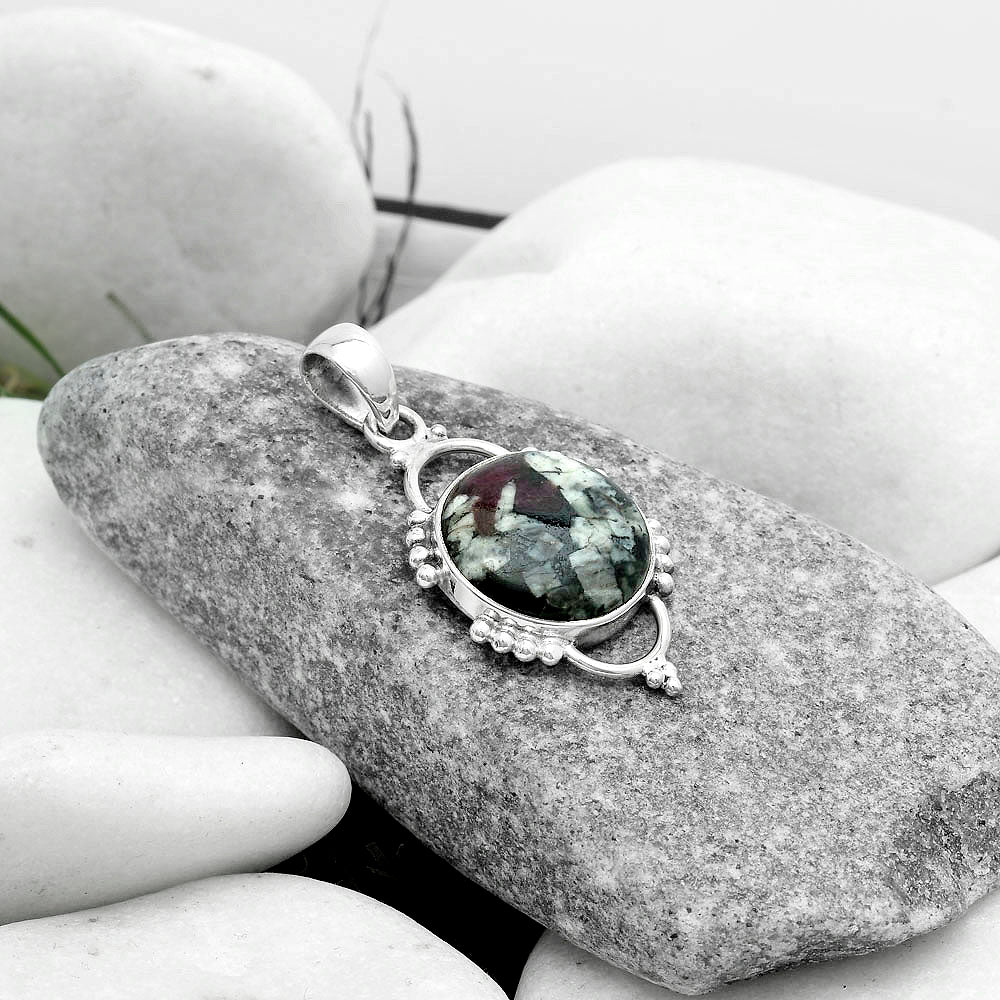 Natural Russian Eudialyte Pendant P-1639 SDP121401