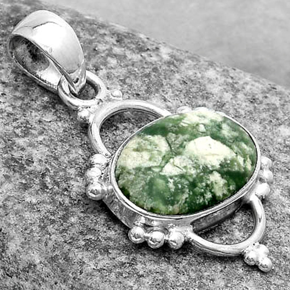 Natural Utah Variscite Pendant P-1639 SDP121412