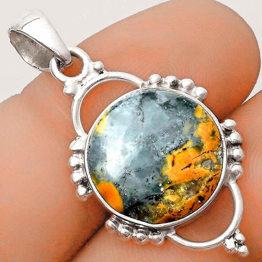 Natural Maligano Jasper - Indonesia Pendant P-1639 SDP121414