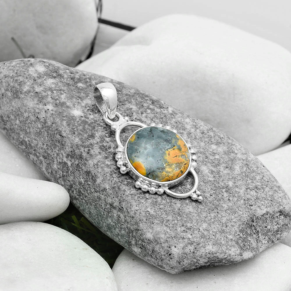 Natural Maligano Jasper - Indonesia Pendant P-1639 SDP121414