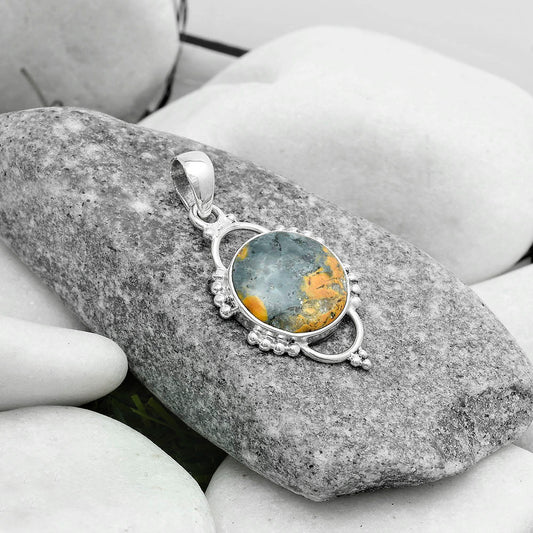 Natural Maligano Jasper - Indonesia Pendant P-1639 SDP121414