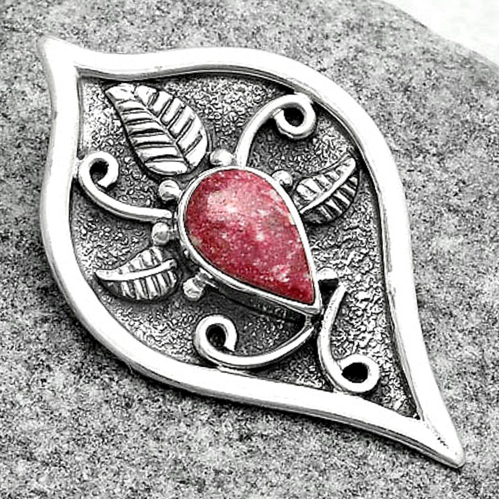 Natural Pink Thulite - Norway Pendant P-1707 SDP121421