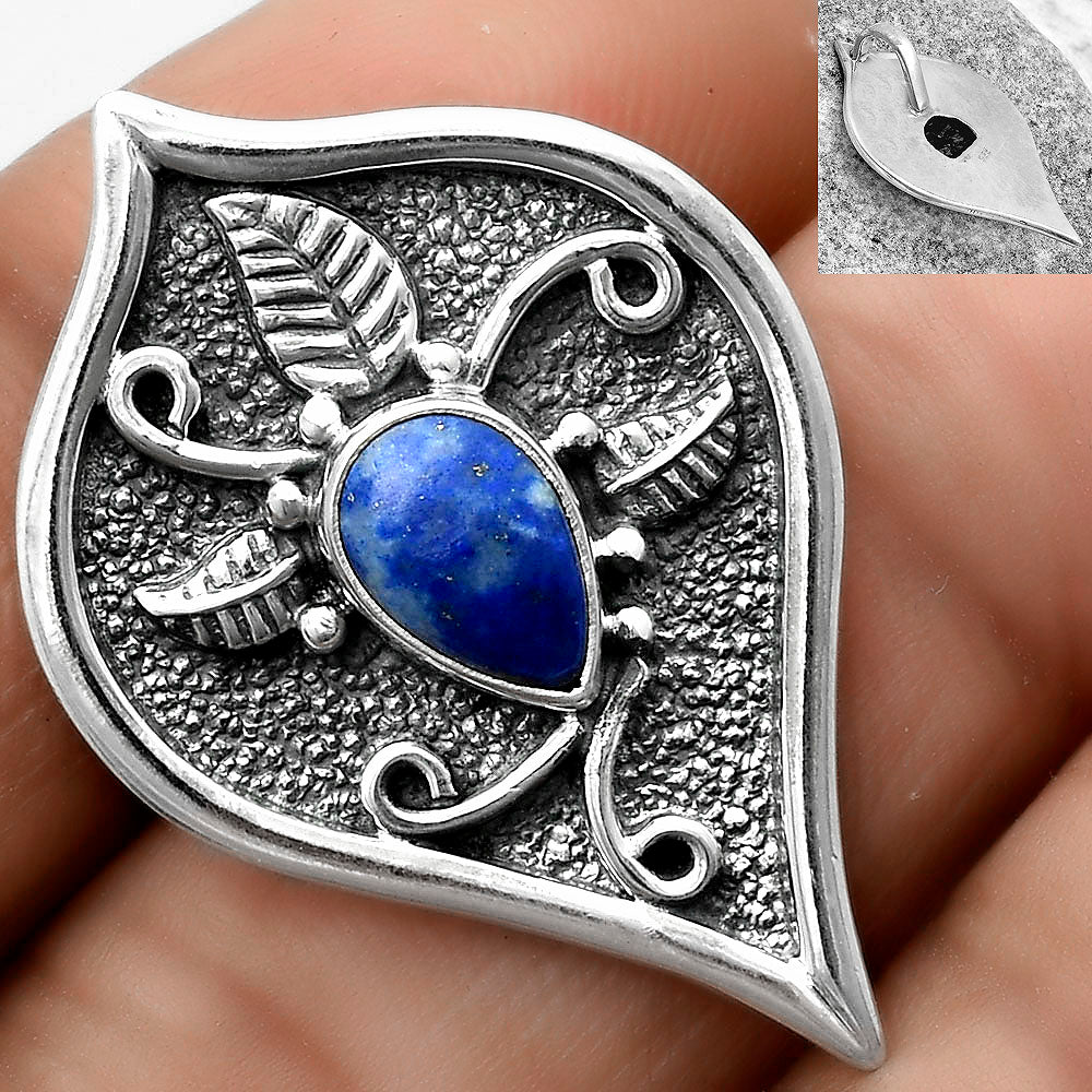Natural Lapis - Afghanistan Pendant P-1707 SDP121422