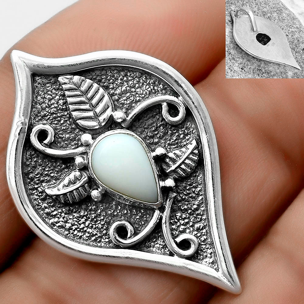 Natural White Opal Pendant P-1707 SDP121429