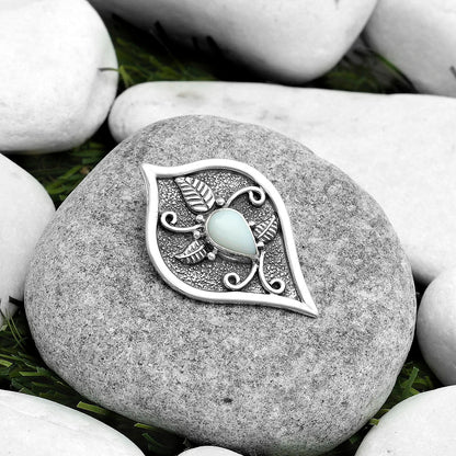 Natural White Opal Pendant P-1707 SDP121429