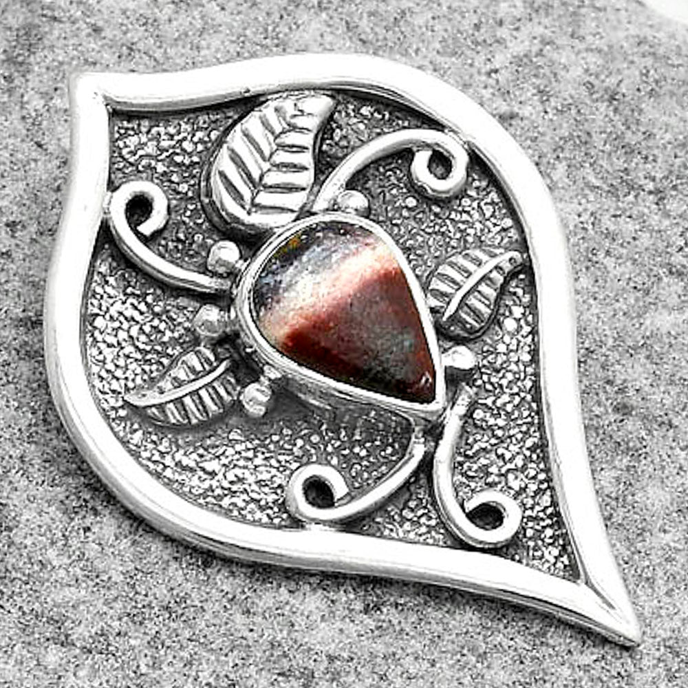 Natural Indian Blanket Jasper Pendant P-1707 SDP121430