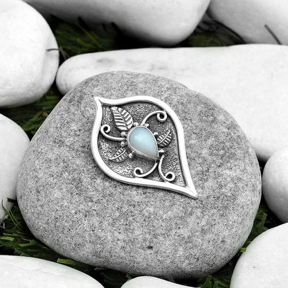 Natural White Opal Pendant P-1707 SDP121431