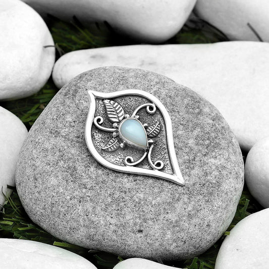 Natural White Opal Pendant P-1707 SDP121431