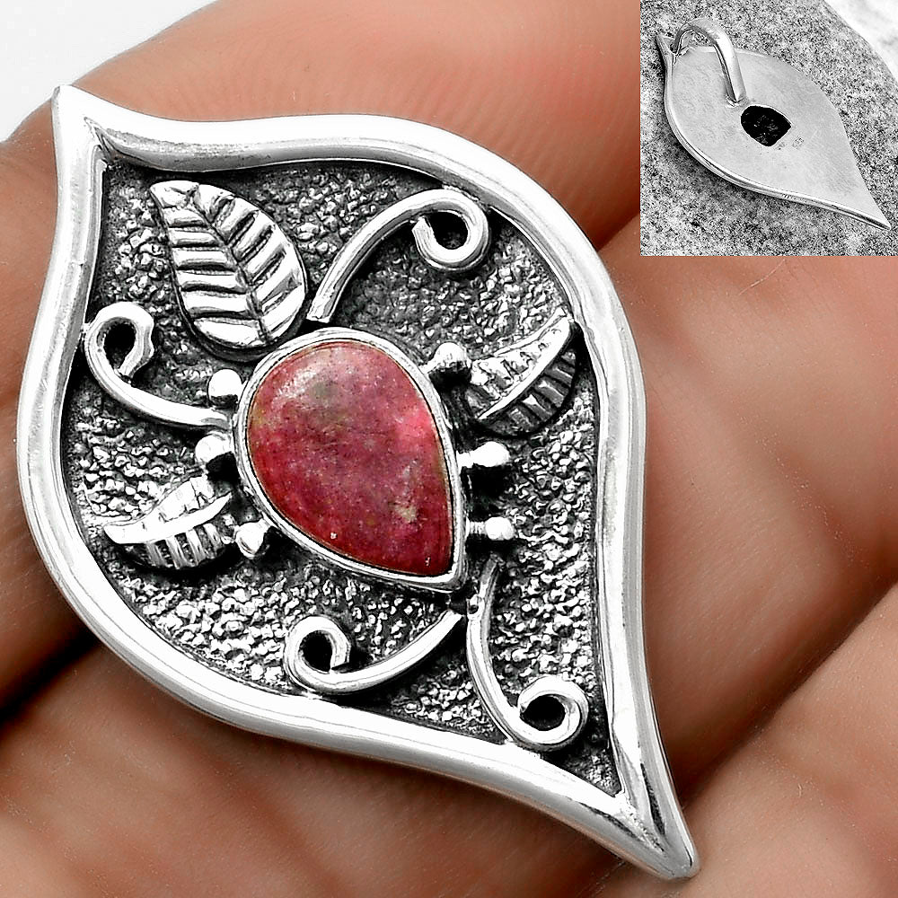 Natural Pink Thulite - Norway Pendant P-1707 SDP121441