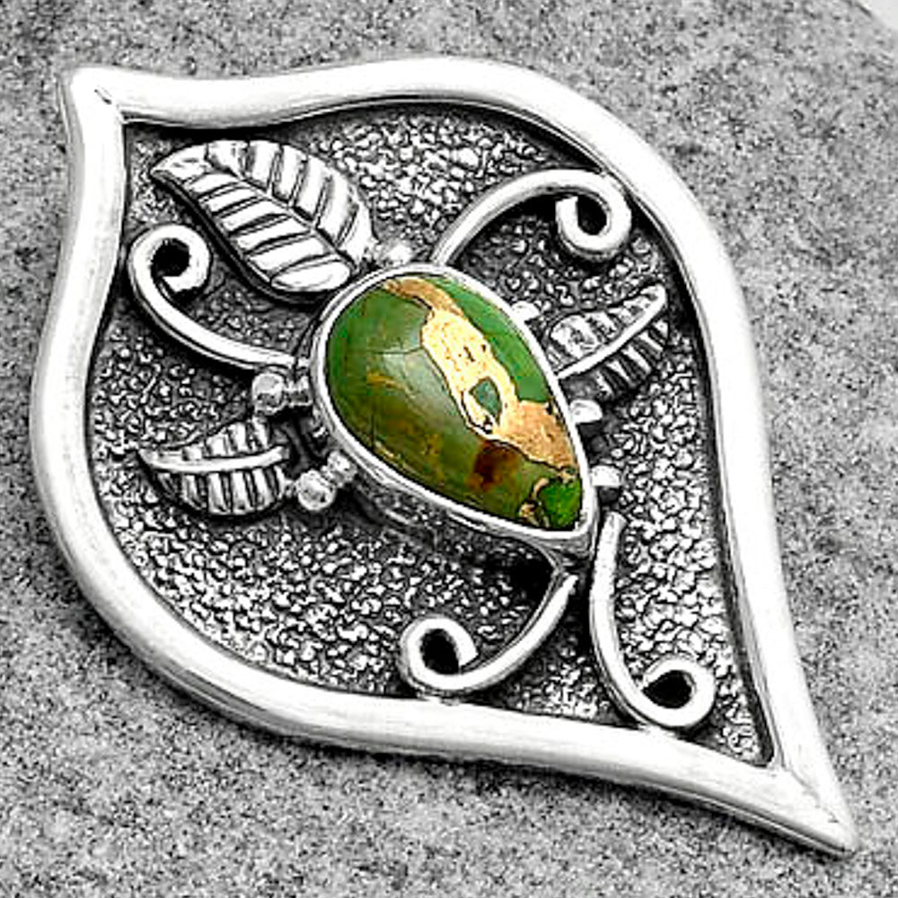 Copper Green Turquoise - Arizona Pendant P-1707 SDP121442