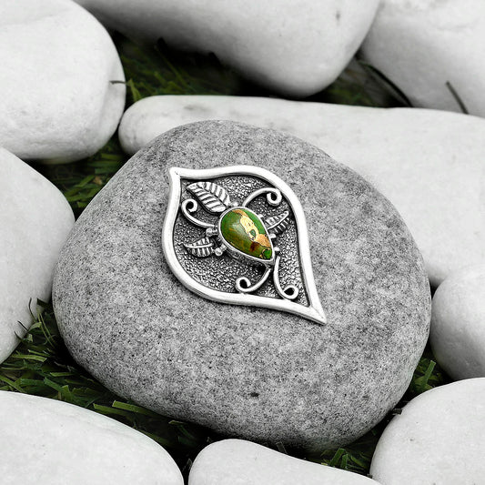 Copper Green Turquoise - Arizona Pendant P-1707 SDP121442