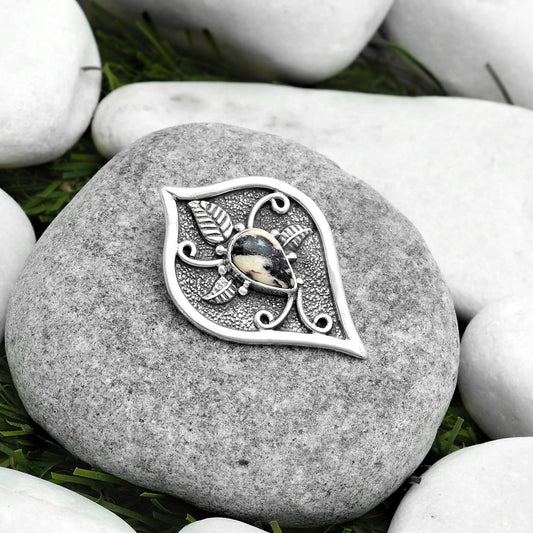 Natural Indian Blanket Jasper Pendant P-1707 SDP121445