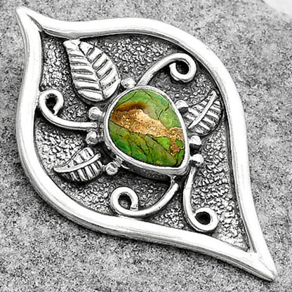 Copper Green Turquoise - Arizona Pendant P-1707 SDP121447