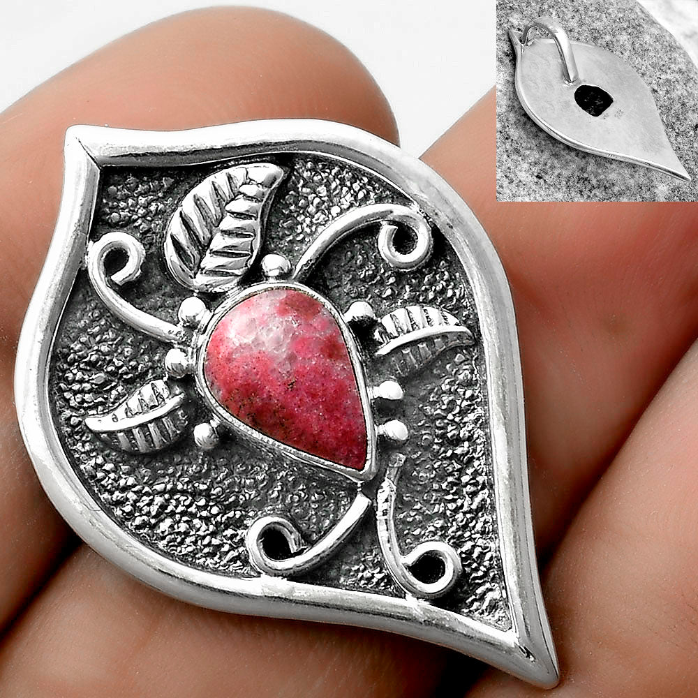 Natural Pink Thulite - Norway Pendant P-1707 SDP121451