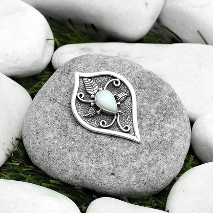 Natural White Opal Pendant P-1707 SDP121452