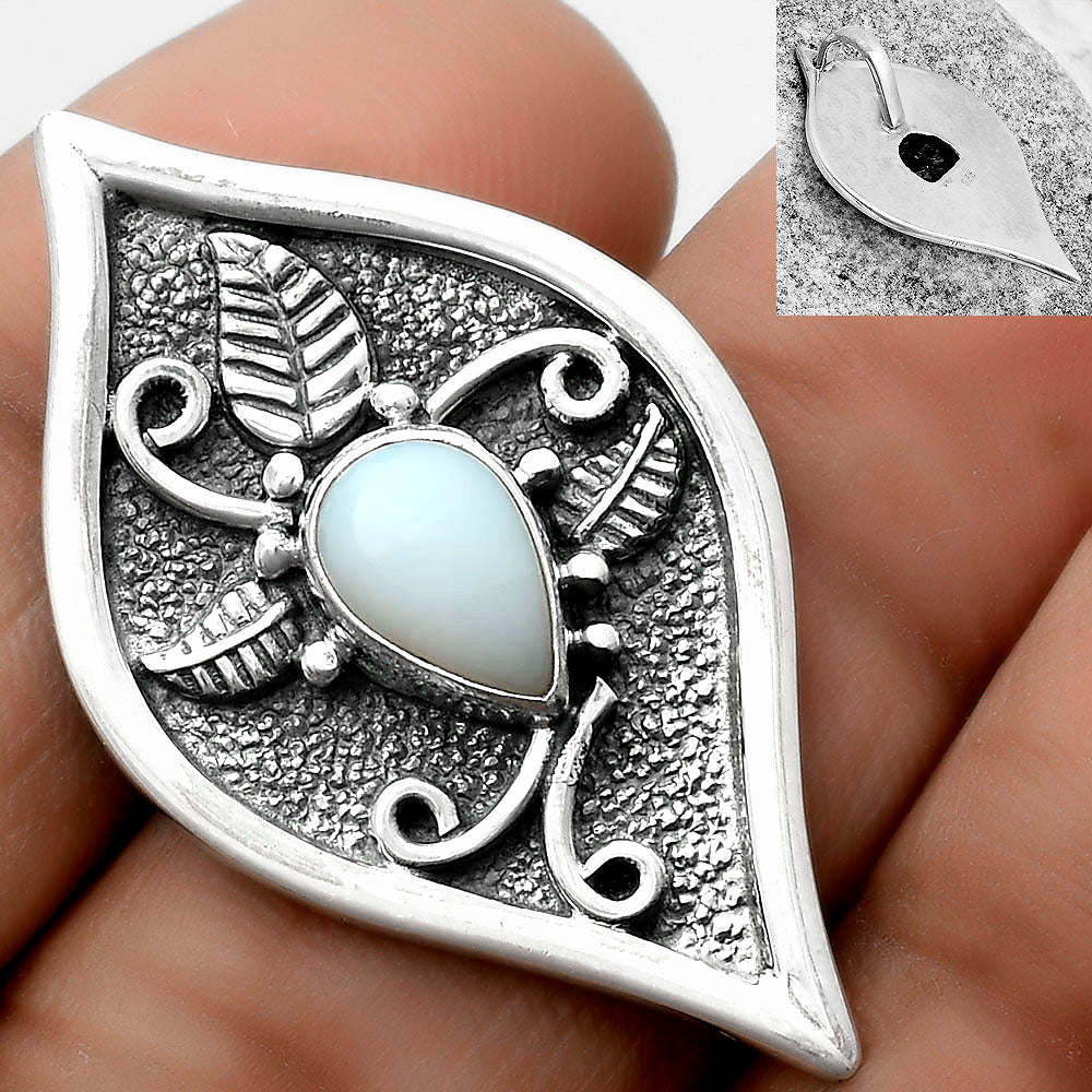 Natural White Opal Pendant P-1707 SDP121456