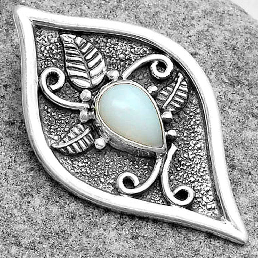Natural White Opal Pendant P-1707 SDP121456