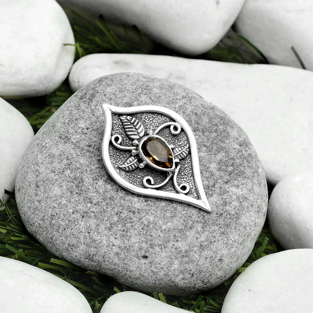 Natural Smoky Quartz - Brazil Pendant P-1707 SDP121459