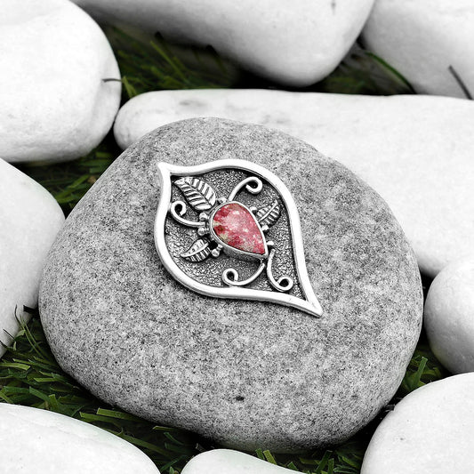 Natural Pink Thulite - Norway Pendant P-1707 SDP121460