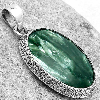 Natural Russian Seraphinite Pendant P-1538 SDP121483