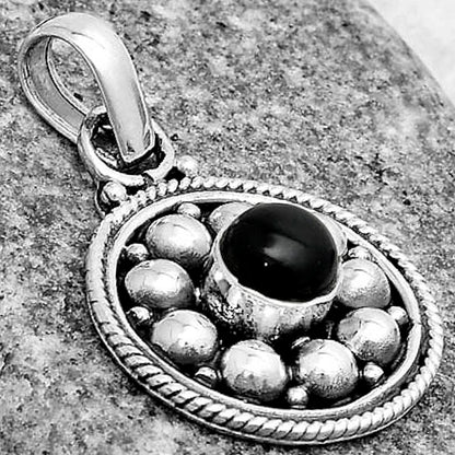 Bali Design - Black Onyx - Brazil Pendant P-1713 SDP121529