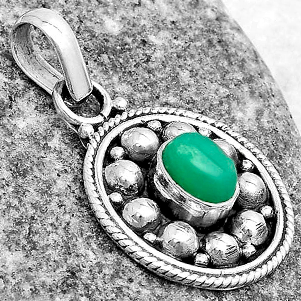 Bali Design - Chrysoprase - Australia Pendant P-1713 SDP121531