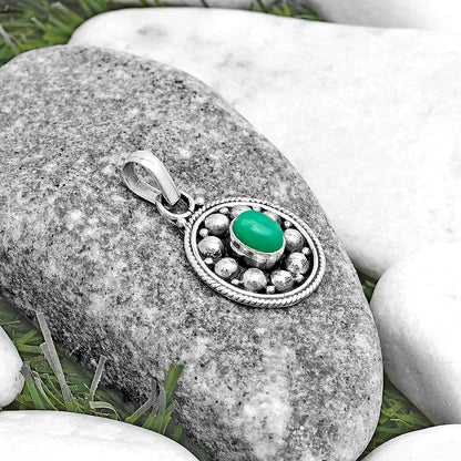 Bali Design - Chrysoprase - Australia Pendant P-1713 SDP121531