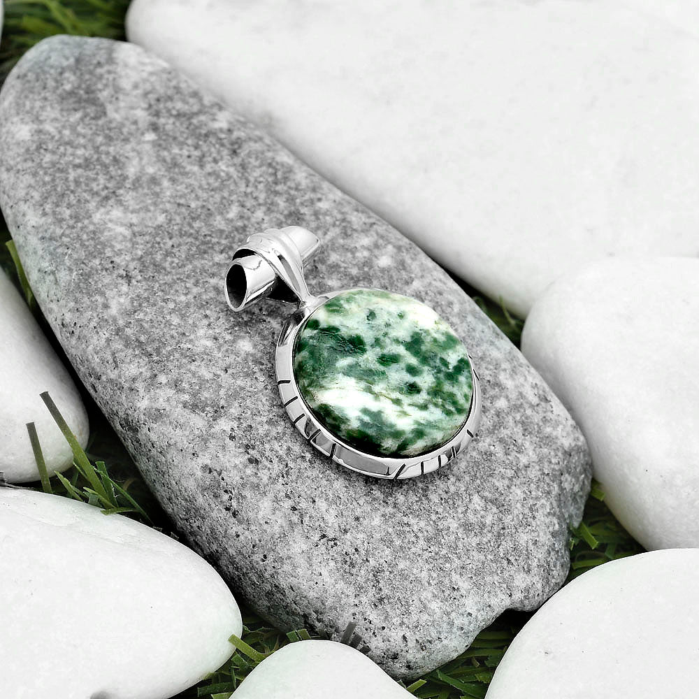 Natural Dioptase Pendant P-1667 SDP121651