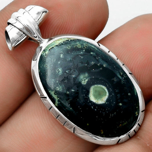 Natural Star Galaxy Jasper Pendant P-1667 SDP121658