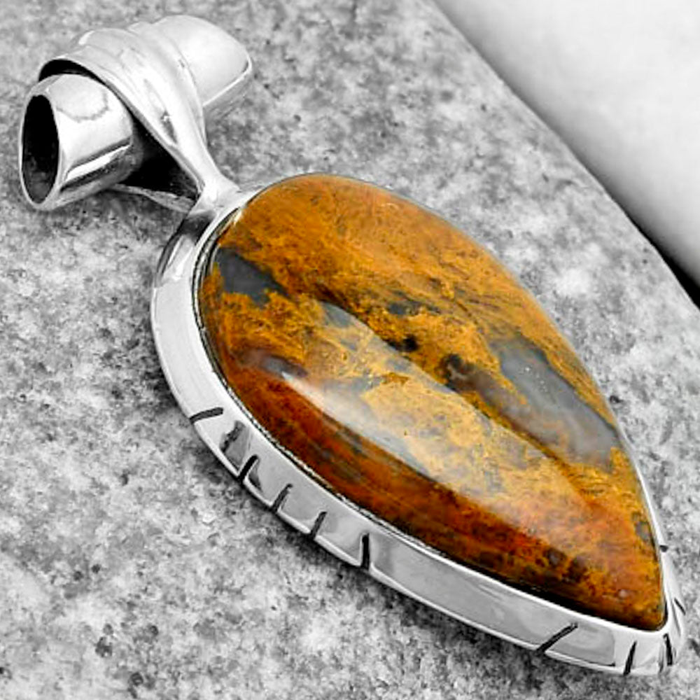 Natural Rare Cady Mountain Agate Pendant P-1667 SDP121667