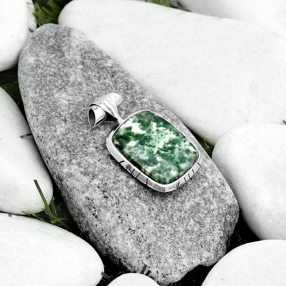 Natural Dioptase Pendant P-1667 SDP121677
