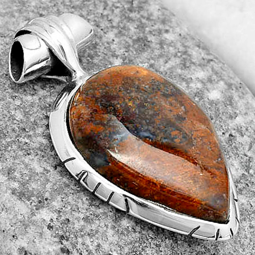Natural Rare Cady Mountain Agate Pendant P-1667 SDP121682