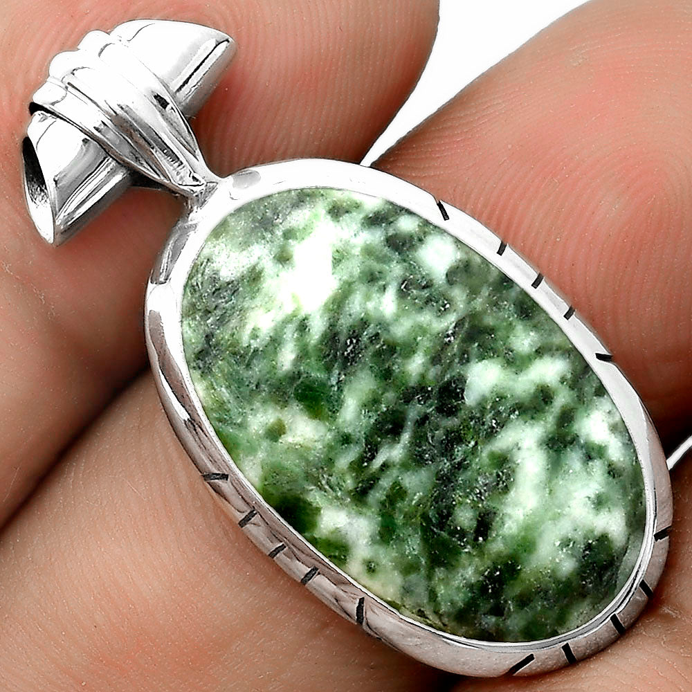 Natural Dioptase Pendant P-1667 SDP121683