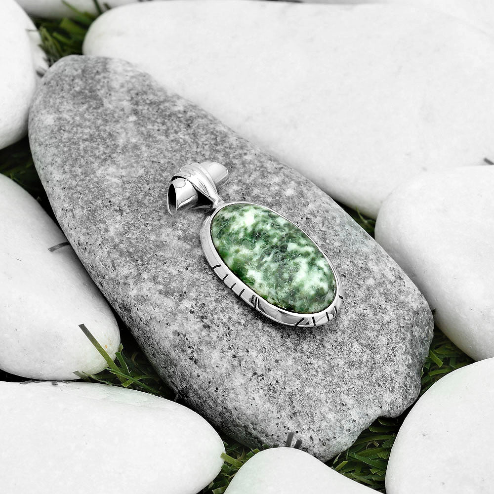 Natural Dioptase Pendant P-1667 SDP121683