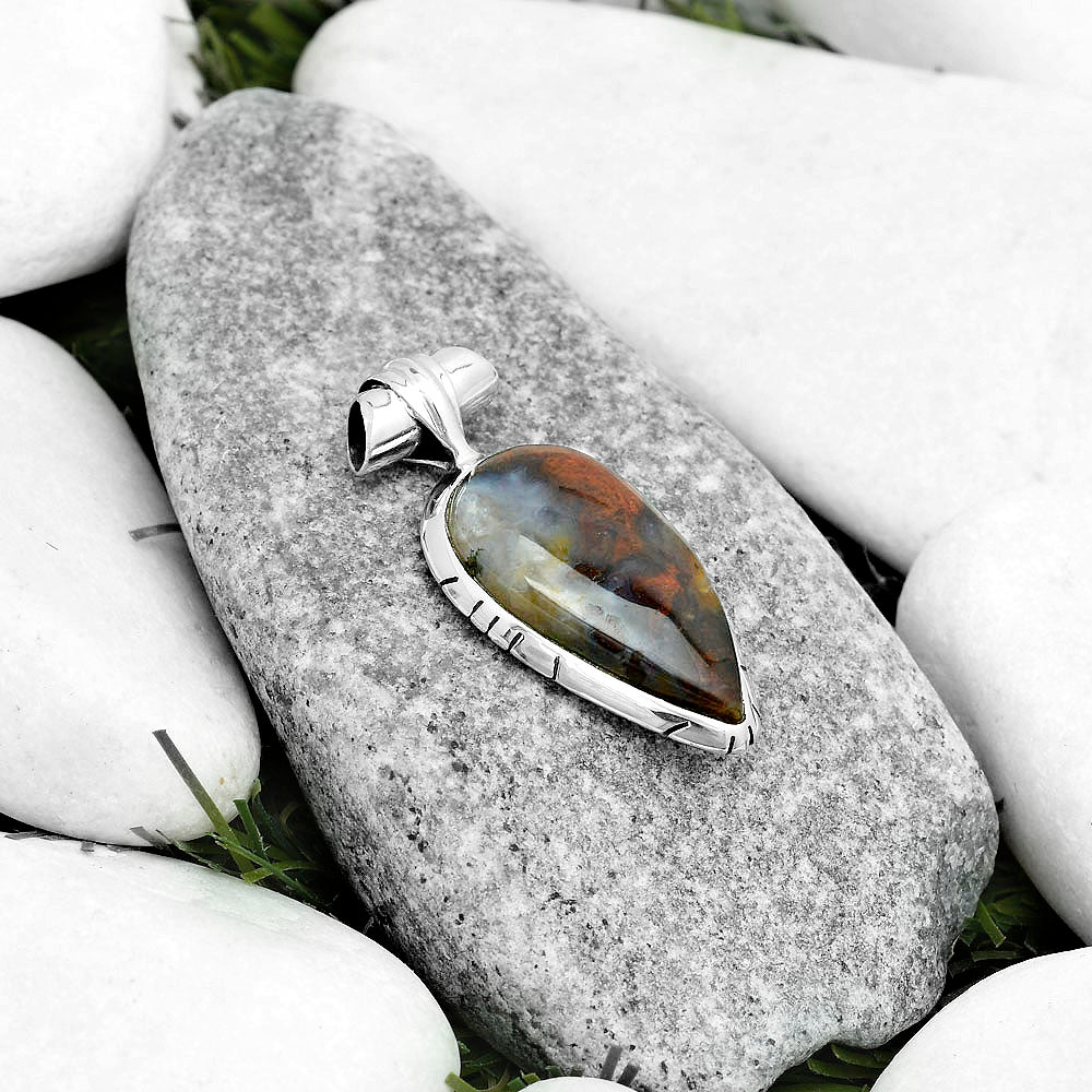 Natural Rare Cady Mountain Agate Pendant P-1667 SDP121691